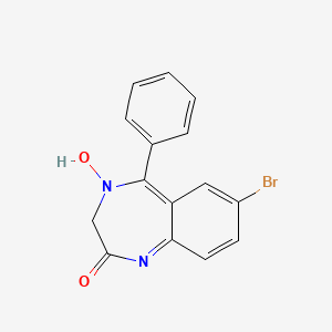 molecular formula C15H11BrN2O2 B5304709 7-bromo-5-phenyl-1,3-dihydro-2H-1,4-benzodiazepin-2-one 4-oxide 