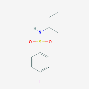 molecular formula C10H14INO2S B5305288 N-(sec-butyl)-4-iodobenzenesulfonamide 