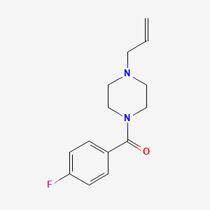 molecular formula C14H17FN2O B5305432 1-allyl-4-(4-fluorobenzoyl)piperazine 