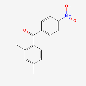 molecular formula C15H13NO3 B5305594 (2,4-dimethylphenyl)(4-nitrophenyl)methanone 