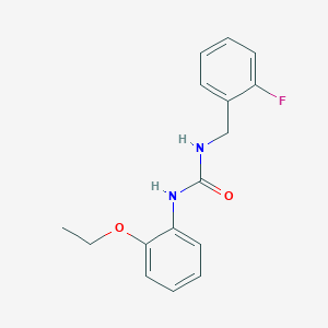 molecular formula C16H17FN2O2 B5305626 N-(2-ethoxyphenyl)-N'-(2-fluorobenzyl)urea 