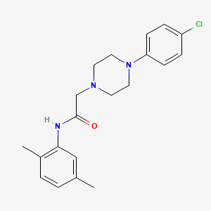 2-[4-(4-chlorophenyl)-1-piperazinyl]-N-(2,5-dimethylphenyl)acetamide