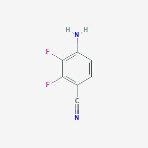 molecular formula C7H4F2N2 B053060 4-Amino-2,3-difluorobenzonitrile CAS No. 112279-71-7