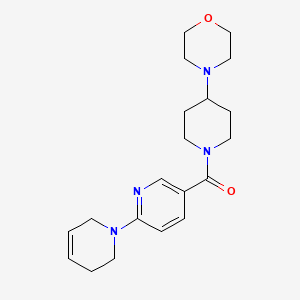 5'-[(4-morpholin-4-ylpiperidin-1-yl)carbonyl]-3,6-dihydro-2H-1,2'-bipyridine