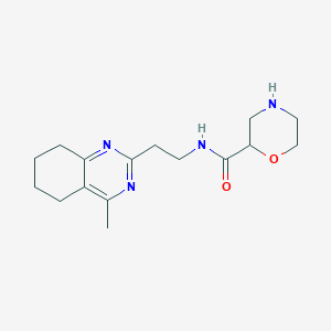 N-[2-(4-methyl-5,6,7,8-tetrahydro-2-quinazolinyl)ethyl]-2-morpholinecarboxamide hydrochloride