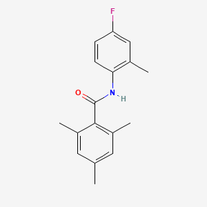 N-(4-fluoro-2-methylphenyl)-2,4,6-trimethylbenzamide