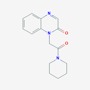 1-[2-oxo-2-(1-piperidinyl)ethyl]-2(1H)-quinoxalinone