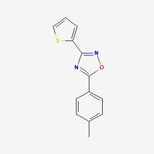 5-(4-methylphenyl)-3-(2-thienyl)-1,2,4-oxadiazole