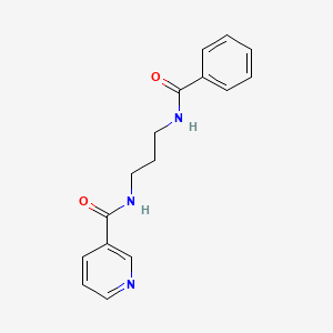 N-[3-(benzoylamino)propyl]nicotinamide