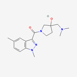 3-[(dimethylamino)methyl]-1-[(1,5-dimethyl-1H-indazol-3-yl)carbonyl]-3-pyrrolidinol