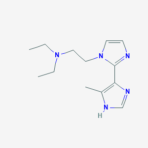 N,N-diethyl-2-(5'-methyl-1H,3'H-2,4'-biimidazol-1-yl)ethanamine