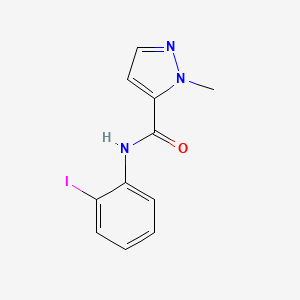 N-(2-iodophenyl)-1-methyl-1H-pyrazole-5-carboxamide