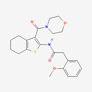 2-(2-methoxyphenyl)-N-[3-(4-morpholinylcarbonyl)-4,5,6,7-tetrahydro-1-benzothien-2-yl]acetamide