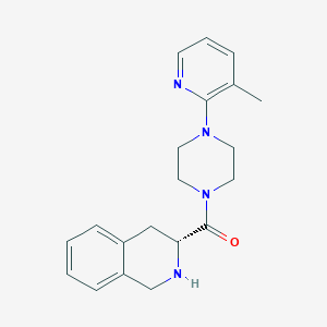 (3R)-3-{[4-(3-methyl-2-pyridinyl)-1-piperazinyl]carbonyl}-1,2,3,4-tetrahydroisoquinoline dihydrochloride