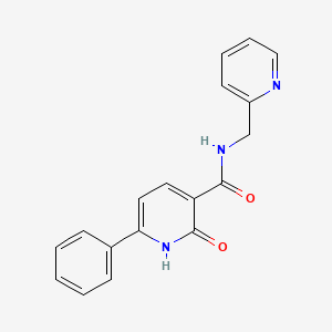 2-hydroxy-6-phenyl-N-(2-pyridinylmethyl)nicotinamide