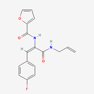 N-[1-[(allylamino)carbonyl]-2-(4-fluorophenyl)vinyl]-2-furamide