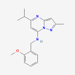 5-isopropyl-N-(2-methoxybenzyl)-2-methylpyrazolo[1,5-a]pyrimidin-7-amine