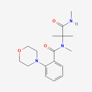 N-[1,1-dimethyl-2-(methylamino)-2-oxoethyl]-N-methyl-2-morpholin-4-ylbenzamide