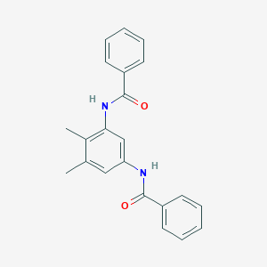 molecular formula C22H20N2O2 B5307011 N,N'-(4,5-dimethyl-1,3-phenylene)dibenzamide 