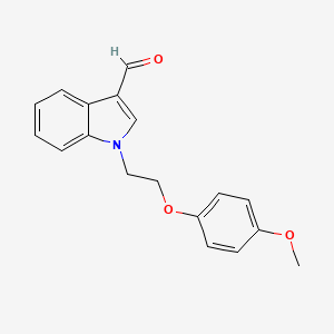 1-[2-(4-methoxyphenoxy)ethyl]-1H-indole-3-carbaldehyde