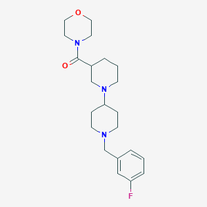 1'-(3-fluorobenzyl)-3-(morpholin-4-ylcarbonyl)-1,4'-bipiperidine