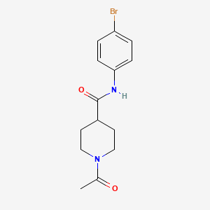 1-acetyl-N-(4-bromophenyl)-4-piperidinecarboxamide