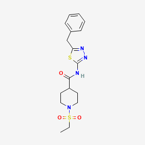 N-(5-benzyl-1,3,4-thiadiazol-2-yl)-1-(ethylsulfonyl)-4-piperidinecarboxamide