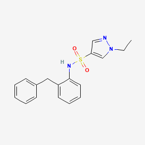 N-(2-benzylphenyl)-1-ethyl-1H-pyrazole-4-sulfonamide