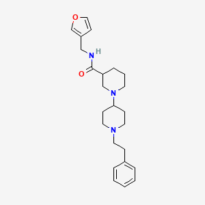 N-(3-furylmethyl)-1'-(2-phenylethyl)-1,4'-bipiperidine-3-carboxamide