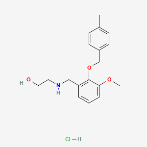 2-({3-methoxy-2-[(4-methylbenzyl)oxy]benzyl}amino)ethanol hydrochloride