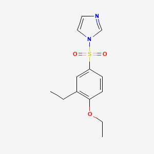 1-[(4-ethoxy-3-ethylphenyl)sulfonyl]-1H-imidazole