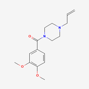 1-allyl-4-(3,4-dimethoxybenzoyl)piperazine