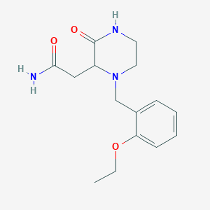 2-[1-(2-ethoxybenzyl)-3-oxo-2-piperazinyl]acetamide