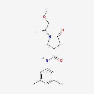 N-(3,5-dimethylphenyl)-1-(2-methoxy-1-methylethyl)-5-oxopyrrolidine-3-carboxamide