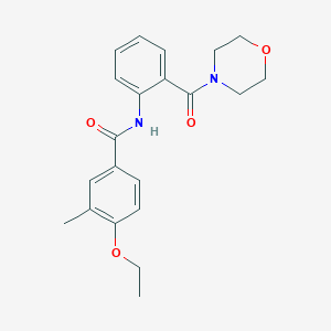 4-ethoxy-3-methyl-N-[2-(4-morpholinylcarbonyl)phenyl]benzamide