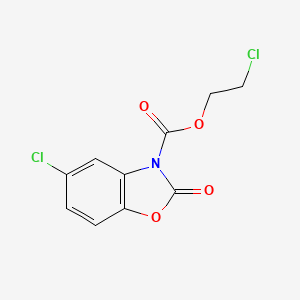 2-chloroethyl 5-chloro-2-oxo-1,3-benzoxazole-3(2H)-carboxylate