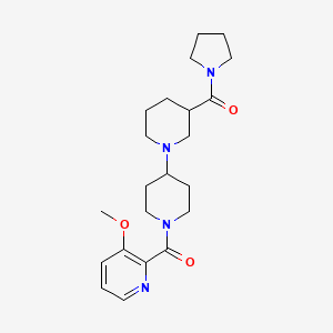 1'-[(3-methoxypyridin-2-yl)carbonyl]-3-(pyrrolidin-1-ylcarbonyl)-1,4'-bipiperidine