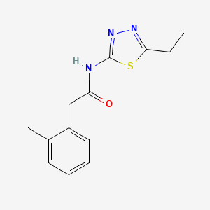 N-(5-ethyl-1,3,4-thiadiazol-2-yl)-2-(2-methylphenyl)acetamide