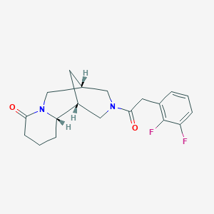 (5R,11aS)-3-[(2,3-difluorophenyl)acetyl]decahydro-8H-1,5-methanopyrido[1,2-a][1,5]diazocin-8-one