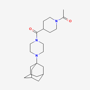 1-[(1-acetyl-4-piperidinyl)carbonyl]-4-(1-adamantyl)piperazine