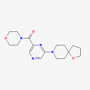 8-[6-(4-morpholinylcarbonyl)-2-pyrazinyl]-1-oxa-8-azaspiro[4.5]decane