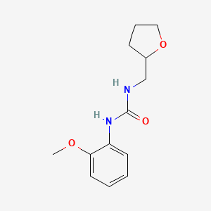 N-(2-methoxyphenyl)-N'-(tetrahydro-2-furanylmethyl)urea