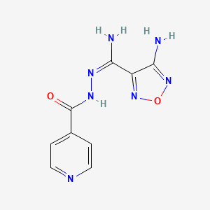 4-amino-N'-isonicotinoyl-1,2,5-oxadiazole-3-carbohydrazonamide