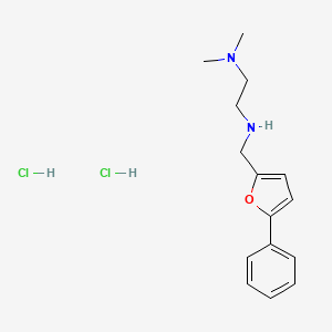 N,N-dimethyl-N'-[(5-phenyl-2-furyl)methyl]-1,2-ethanediamine dihydrochloride