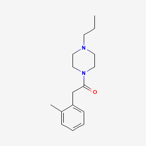 1-[(2-methylphenyl)acetyl]-4-propylpiperazine