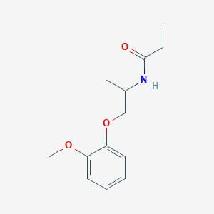 N-[2-(2-methoxyphenoxy)-1-methylethyl]propanamide