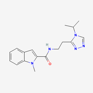 N-[2-(4-isopropyl-4H-1,2,4-triazol-3-yl)ethyl]-1-methyl-1H-indole-2-carboxamide