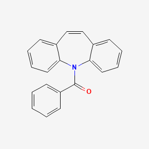 molecular formula C21H15NO B5308213 5-benzoyl-5H-dibenzo[b,f]azepine CAS No. 41216-97-1