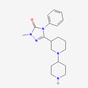 5-(1,4'-bipiperidin-3-yl)-2-methyl-4-phenyl-2,4-dihydro-3H-1,2,4-triazol-3-one