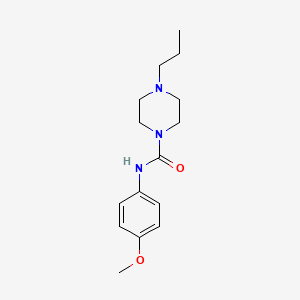 N-(4-methoxyphenyl)-4-propyl-1-piperazinecarboxamide